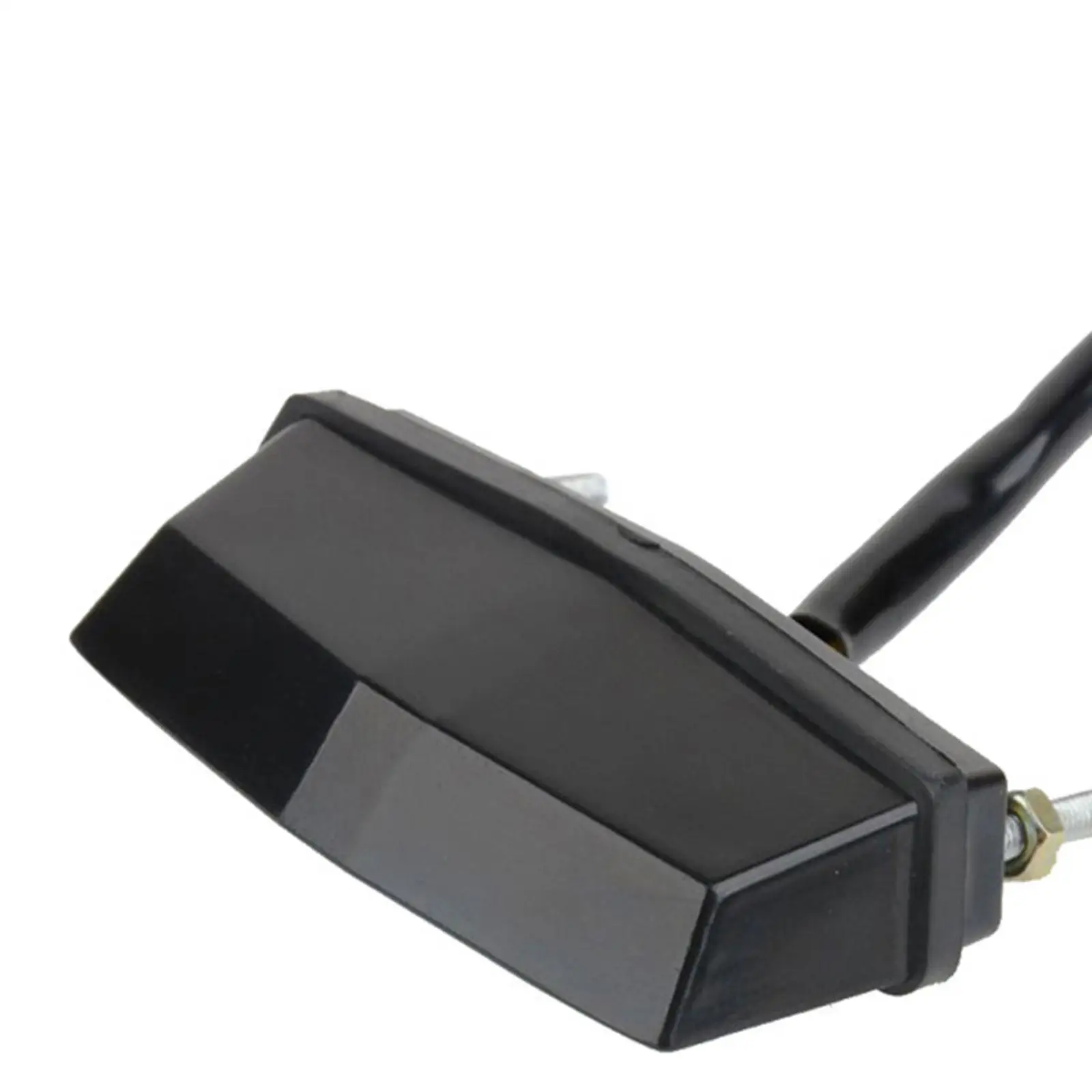 Waterproof LED License Plate Light for Motorcycle 12V Black Rear Tail Lamp 3 LED High Visibility Universal Fit Durable