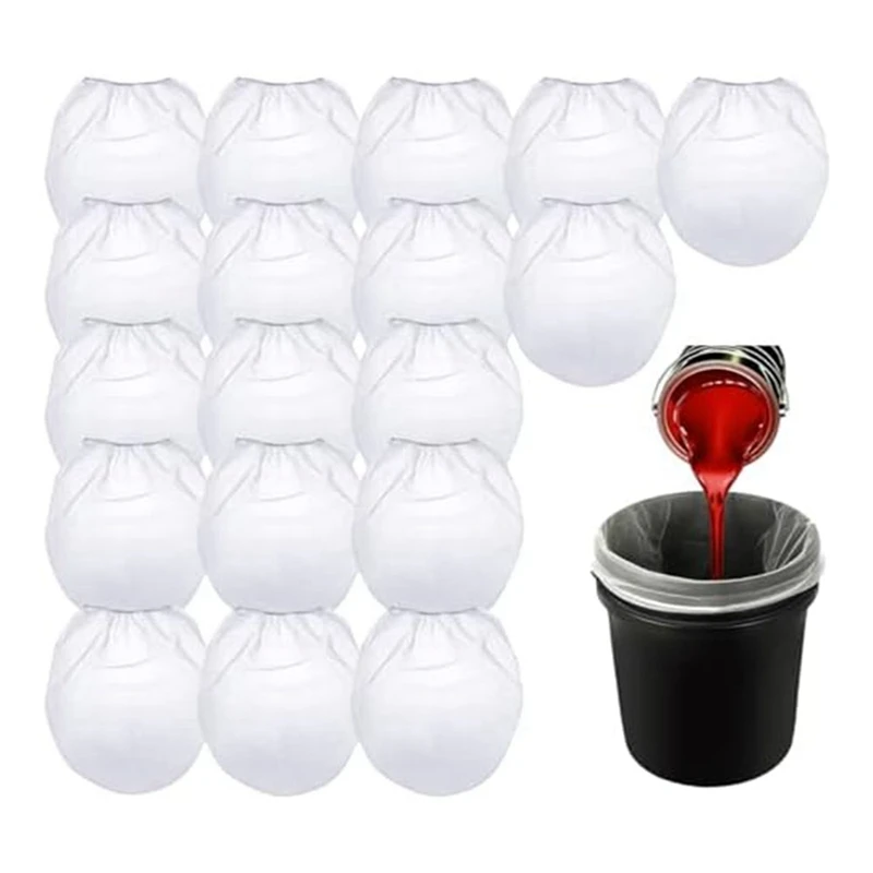 paint strainer bag 26 Pack Paint Filter Bags 5 Gallon Flex Top Paint Filter