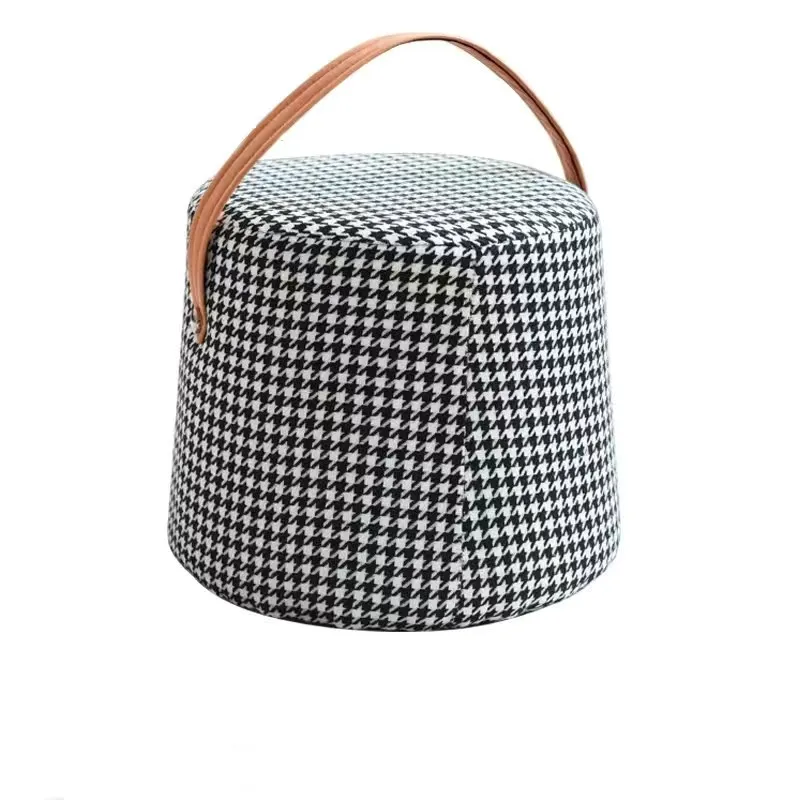 

Thousand bird grid minimalist life portable stool, lazy tatami thousand bird grid stool