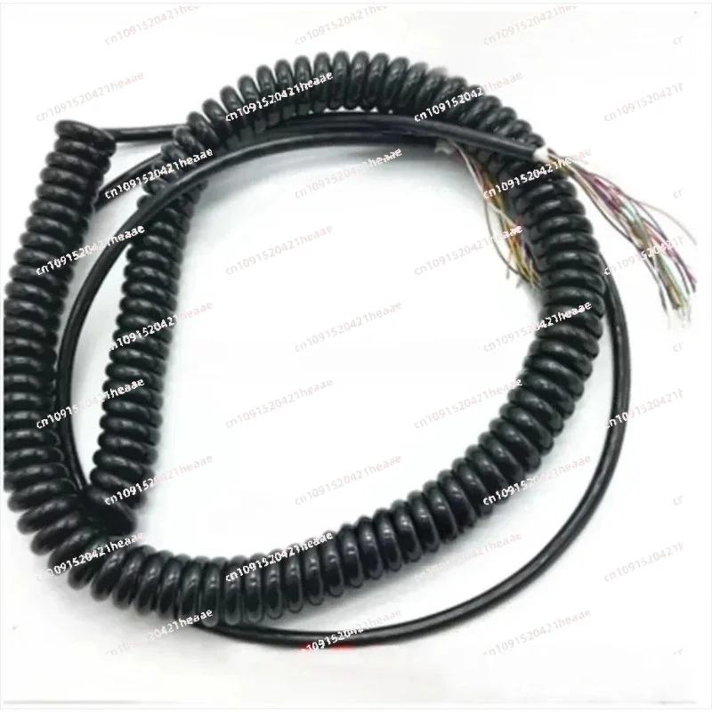 Suitable for  12 15 16 17 18 19 21   Spring Spiral Cable Coiled  Handheld Encoder Manual Pulse Generator 1pcs