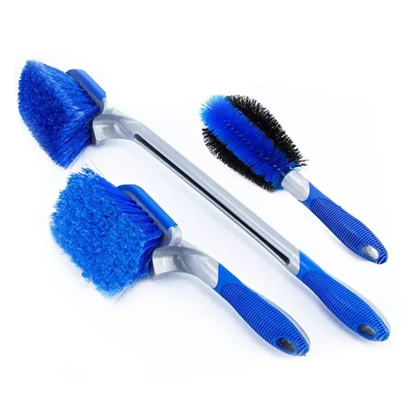 Multi-Functional Car Tyre Cleaning Brush Tire Wheel Rim Hub Brushes Auto Washer Vehicle Body Surface Wheel Scrub Cleaner Tool 