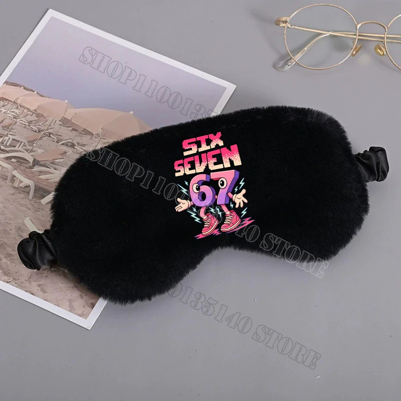 Steal A Brainrot Blindfold Sleep Eye Mask 67 Six Seven Light Proof Night To Sleep Eye Covering Soft Cool Eyeshade Men Women Gift - view 3