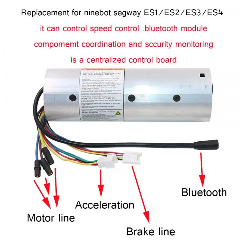 ES Scooter Dashboard Controller Mainboard per Ninebot Segway ES1/ES2/ES3/ES4 Kick Scooter attivato BT Dashboard Control Board