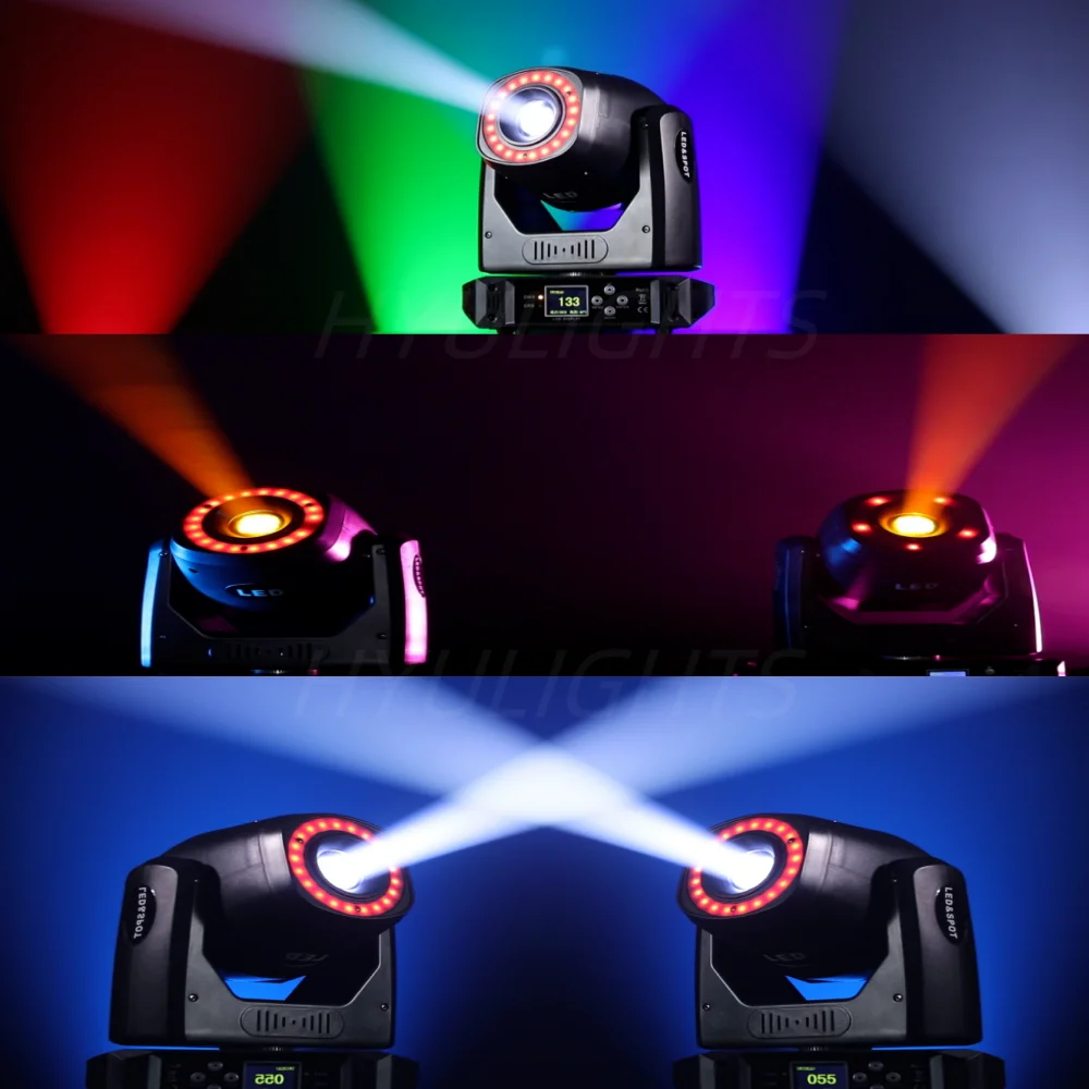 Imagem -04 - Mini Led Moving Heads com Feixe de Efeito Halo Spot Wash 3in Zoom Gobo Prisma Rotativo Super Brilhante dj Bar Show Luz de Discoteca 120w