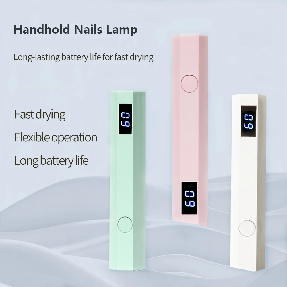 Portable Nail Lamp Mini Nail Dryer UV LED Lamp for Manicure Quick Dry Gel Nails Equipment with USB Home Manicuring Nail Art Tool