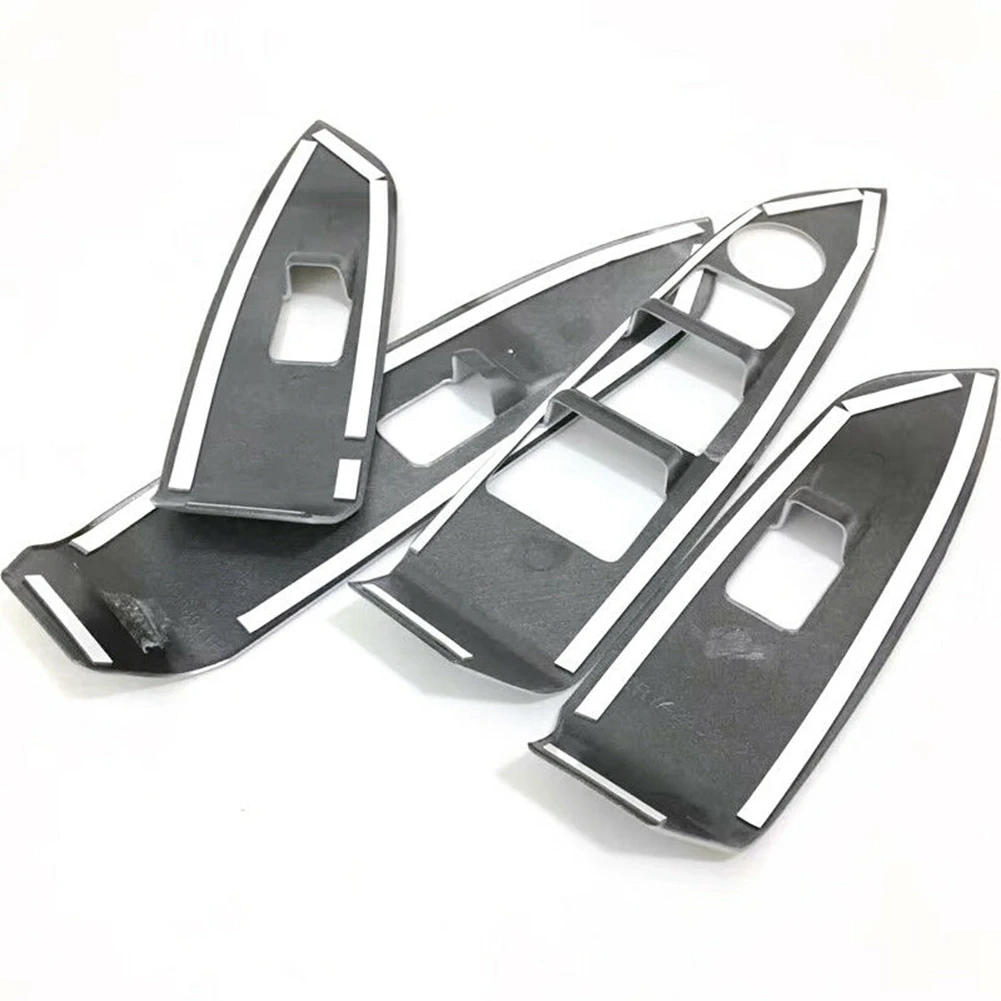 

ABS хромированный переключатель подъема окна двери, регулировка подъема, накладка на панель для Mazda CX-3 CX3 2016 2017 2018 2019, Стайлинг автомобиля