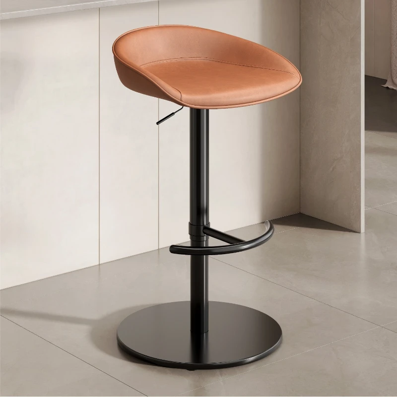 

Lifting Rotating High minimalist dining chair Light Luxury High Bar Stool sillas altas para barra de cocina chairs for cafes