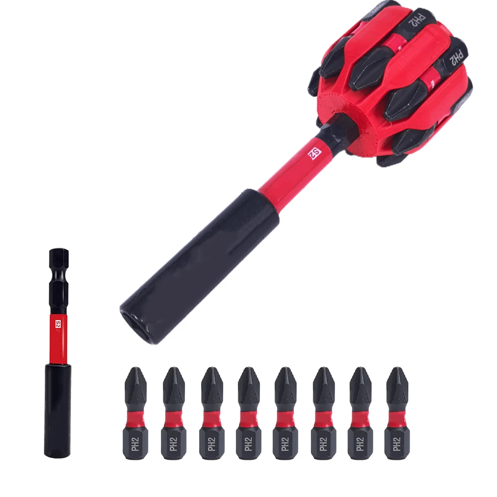 9 In 1 스크루드라이버 비트 세트 보안 드라이브 비트 세트, 정밀 작은 무 헤드 스크루드라이버용 녹 방지 토크 방지