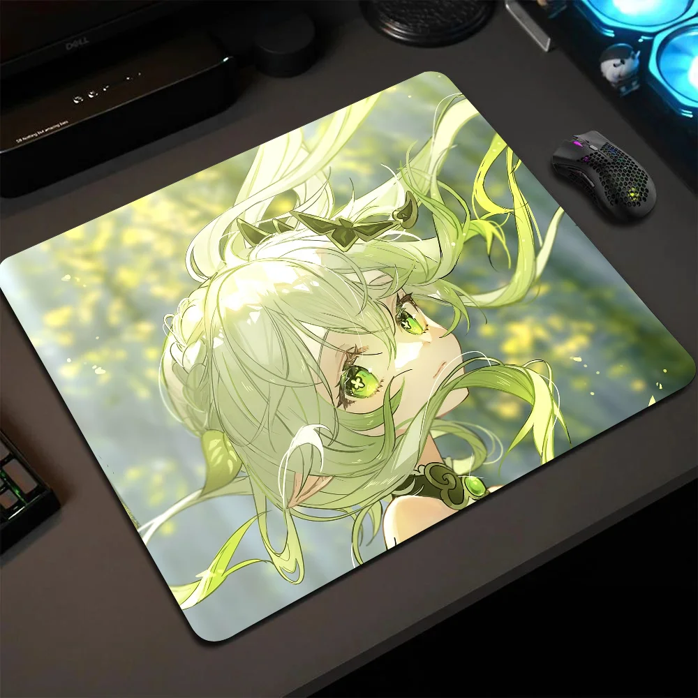 

Nahida Genshin Impact Mousepad Small LockEdge Mouse Pad For Gamers Computer Desk Pad Rectangular Anti-slip Rubber