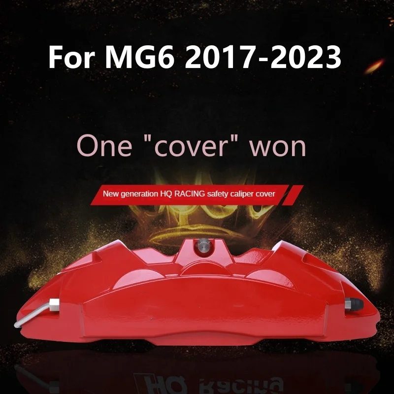 For MG 6 Car Brake Caliper Cover Aluminum Kit Front Rear Wheel Modification Decoration 2017 2018 2019 2020 2021 2022 2023