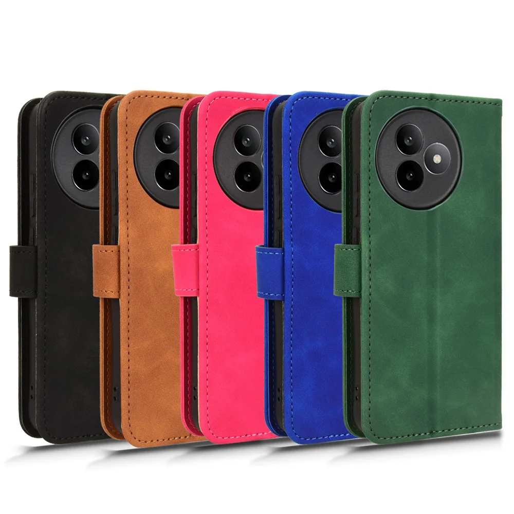 

Scratch Proof Magnetic Flip Cover Phone Cover For Redmi K80 Ultra Shell Pluggable Card Wallet Clip Leather Case