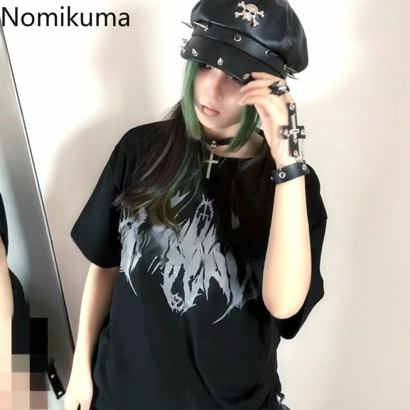 

Harajuku Gothic Y2k Hats Chic Cool Punk Skull Spike Cap Biker NewsBoy Flat Cap Mens Women Unisex Beret PU Leather Japanese Cap