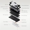 Teclado Chilkey ND TKL con diseño 80% de aluminio CNC, teclado mecánico inalámbrico sin llave para juegos para Mac, Windows 5