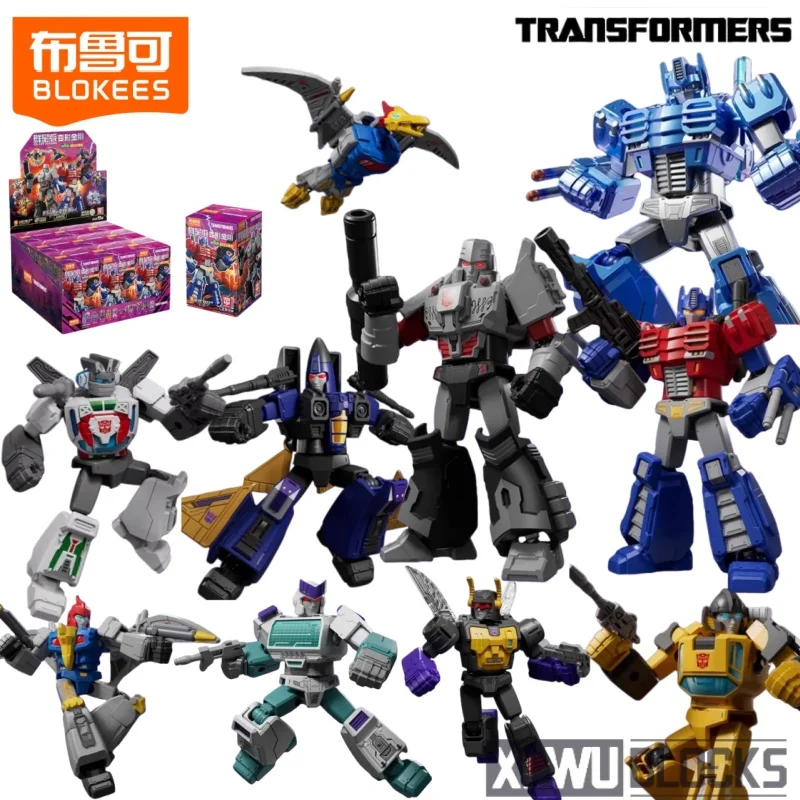 

BLOKEES Transformers Assembly Building Block GALAXY VERSION 6 Movable Model Ornaments Megatron Pax Birthday Gift