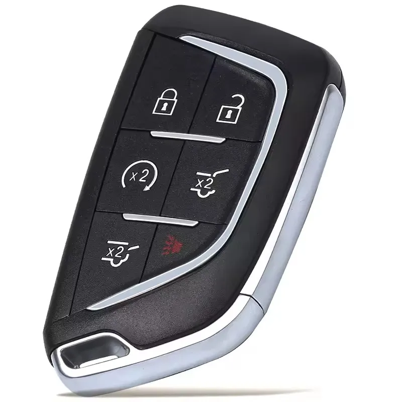 KEYECU For Cadillac CT4 CT5 Escalade 2020 2021 2022 2023 2024 Smart 433MHz FCC ID: YG0G20TB1 6 Buttons Car Remote Key ID49 Chip