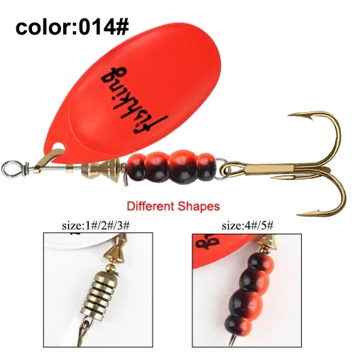 Metall Löffel Spinner Köder 3,9g 4,6g 7,4g 10,8g 15g 1Pcs Spoonbait Wobbler Angeln wobbler Für Hecht Häkeln Set Köder Tackles