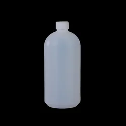 500ml Graduated Plastic Water Bottle with Scale Semi 1000ml Transparent Sampling PE 250ml Small Mouth Liquid Solvent Packaging