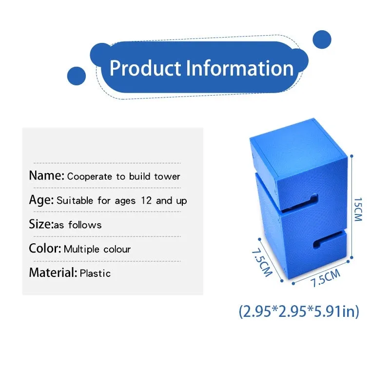 5 قطعة لعبة العمل الجماعي الرياضي في الهواء الطلق الدعائم لعبة الأطفال التعاون في بناء برج رياض الأطفال المعدات الحسية ألعاب رياضية للأطفال
