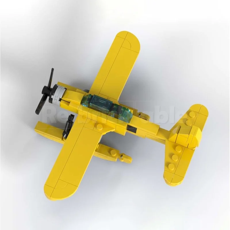 121 Uds MOC Arado Ar 1 escala inspirada Tintin S modelo creado juguetes bloques de construcción regalos de navidad montar DIY Idea ladrillo niños