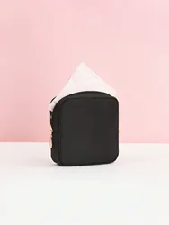 Semplice Mini borsa cosmetica da donna, borsa da viaggio, borsa portaoggetti per assorbenti igienici, utilizzata per viaggi all'aperto, dormitorio, bagno di casa