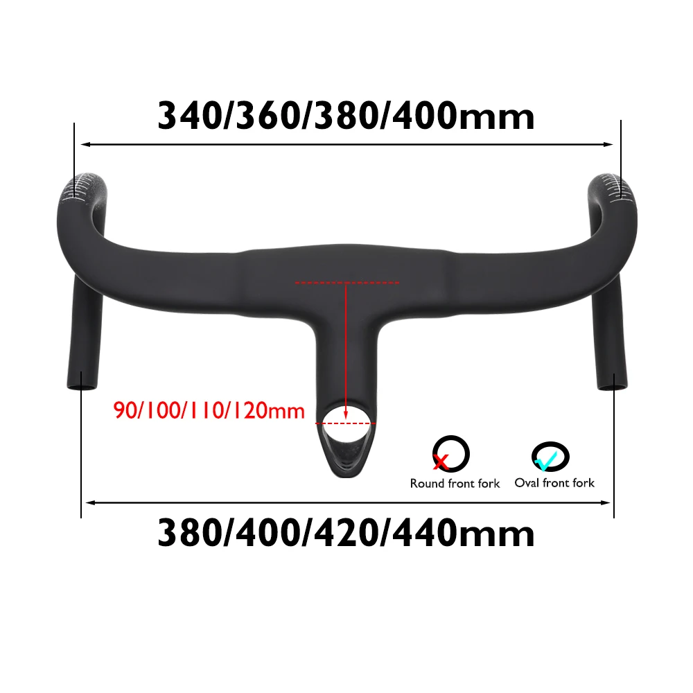 Talon Ultra Fast Carbon Fiber Integrated Road Handlebar 80-120mm Stem，Free computer stand Suitable for 25 new F-type frames