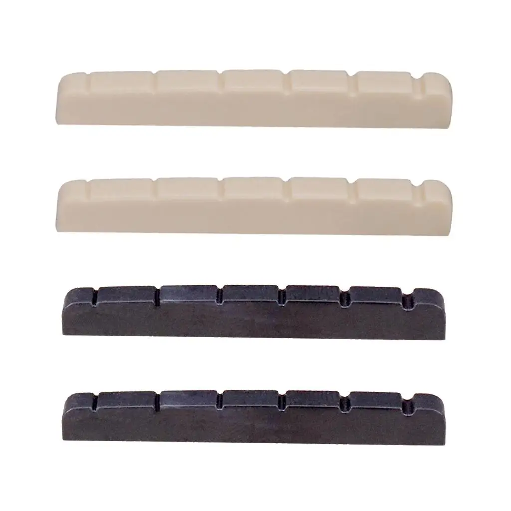 2pcs Electric Guitar Nut Saddle Bone Bridge Nut for Acoustic Folk Guitar Replacement Spare Part Guitar Accessories