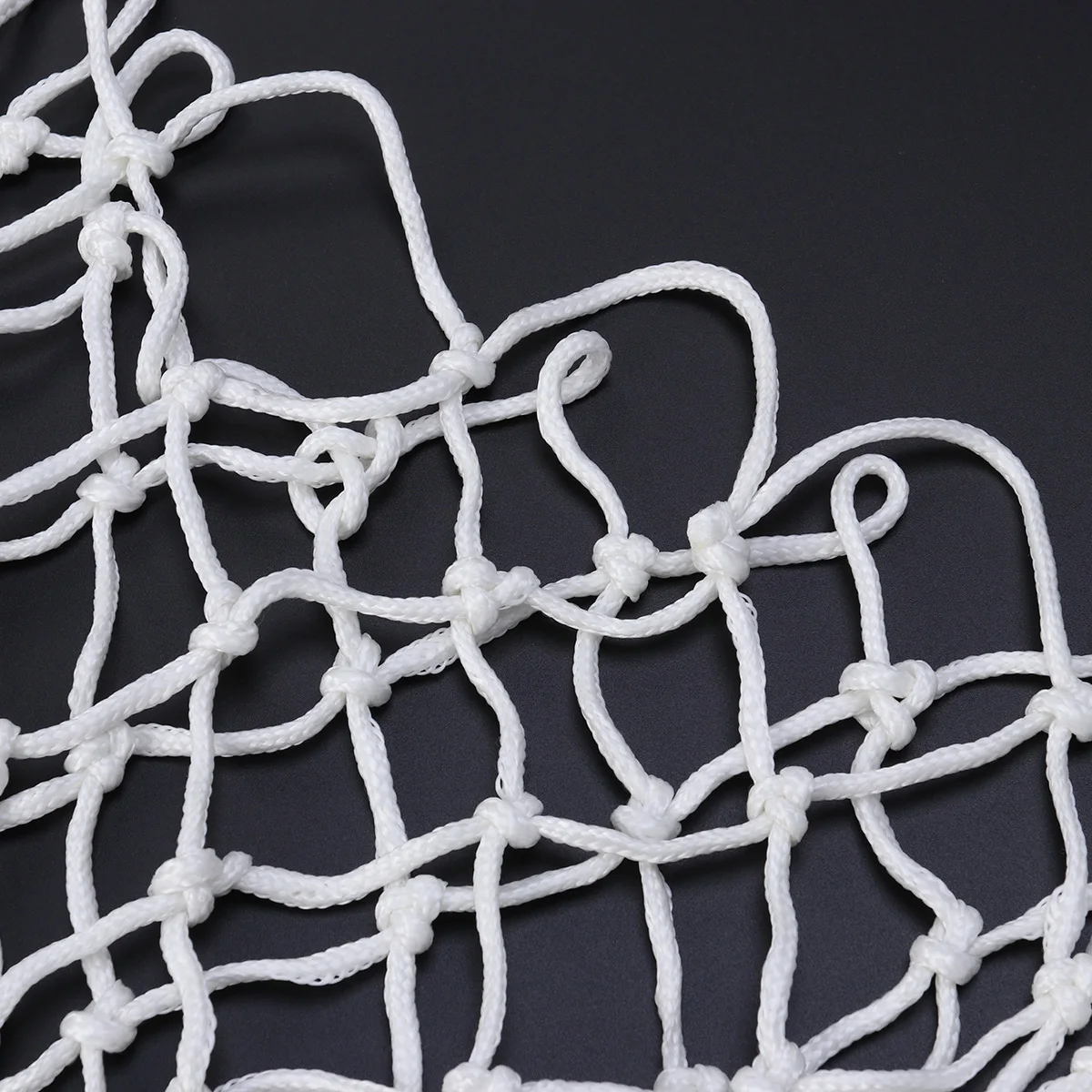 2 قطعة ليلة متوهجة مضيئة كرة السلة صافي النايلون مضفر القياسية المهنية كرة السلة صافي الثقيلة شبكة سميكة كرة السلة N