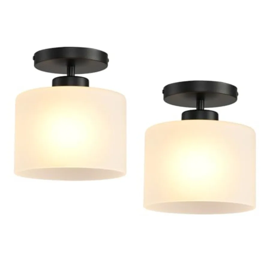 

Semi Flush Mount Modern Kitchen ing Fixtures Rustic Fixtures s with Glass Shade for Hallway Foyer Entryway Bedroom