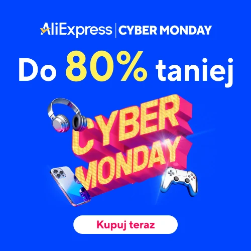 Aliexpress | 29.11-03.12.2025 Cyber Monday - do 80% taniej