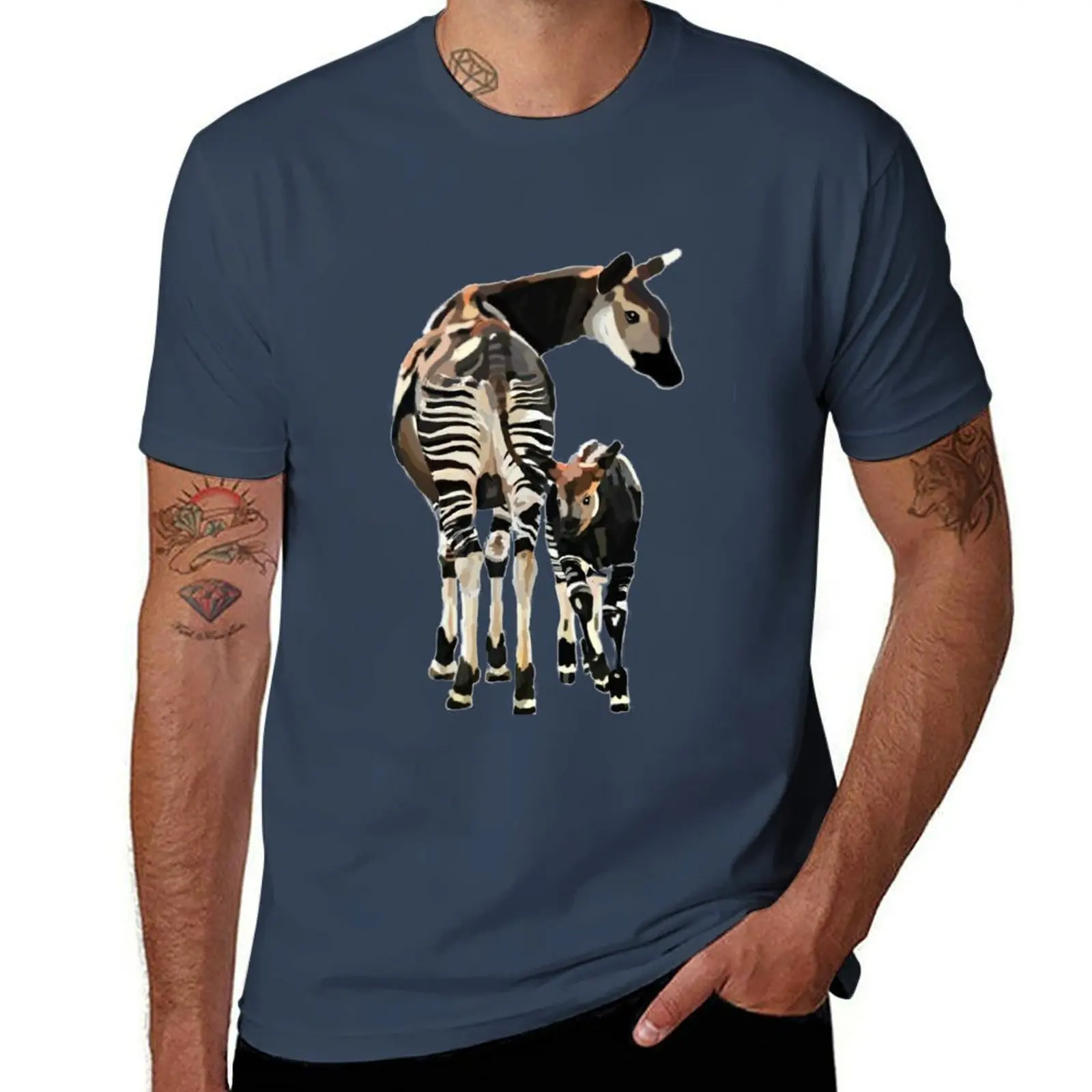 

Okapi Calf and T-Shirt Performance Workout Short Sleeve Tee