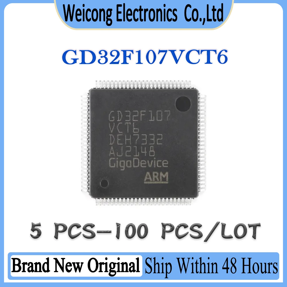 

GD32F107VCT6 GD32F107VCT GD32F107VC GD32F107V GD32F107 GD32F GD32 New Original IC MCU Chip LQFP-100