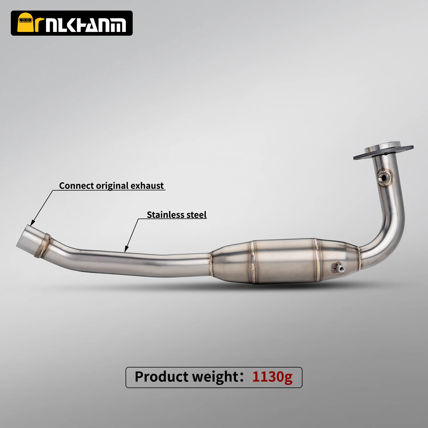 

Выхлопная передняя труба Escape Moto для ADXTG400 2024, модифицированная, совместима с оригинальным глушителем