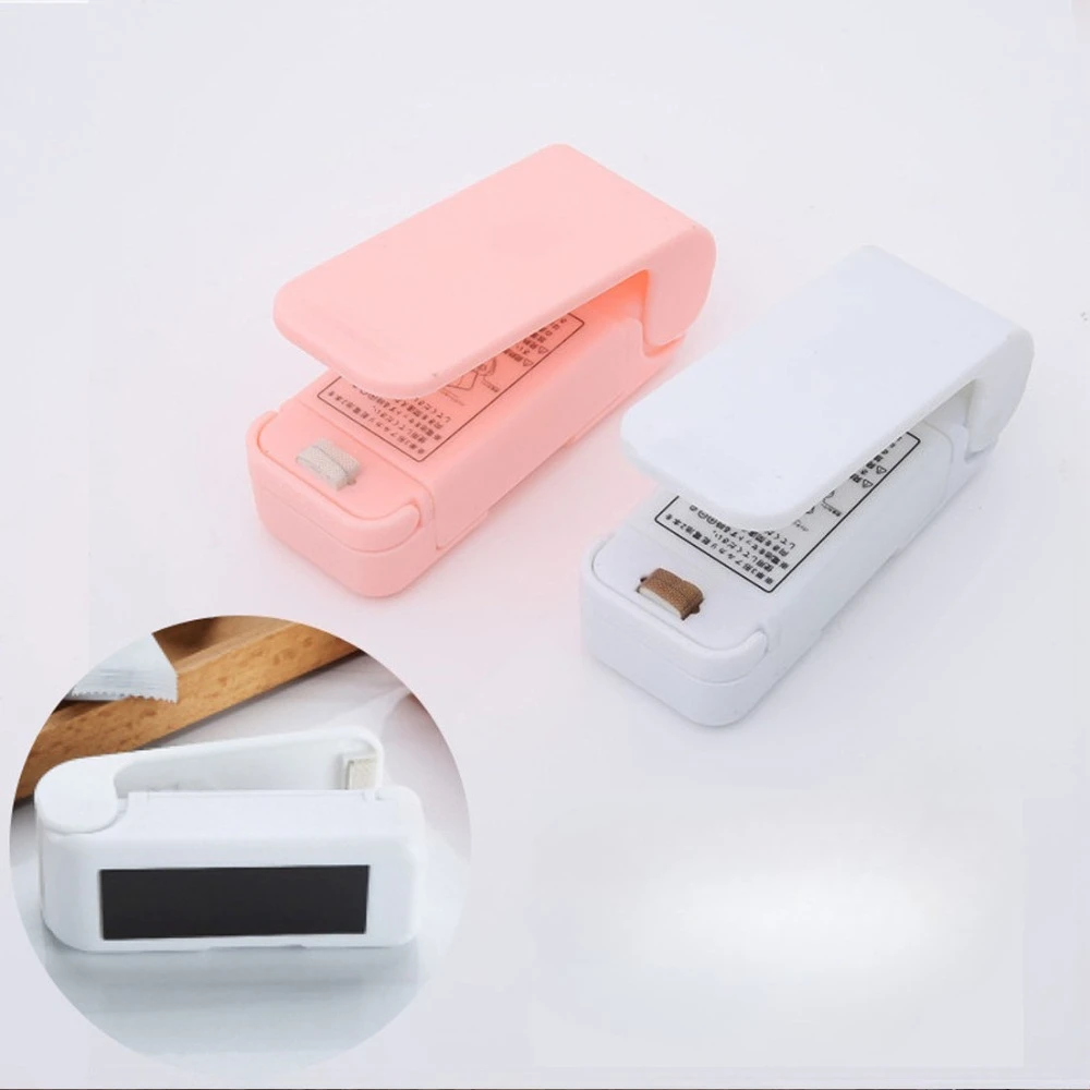 Mini Hea Bag Seal Machine Package Sealer Bags Thermal Plastic Food Bag