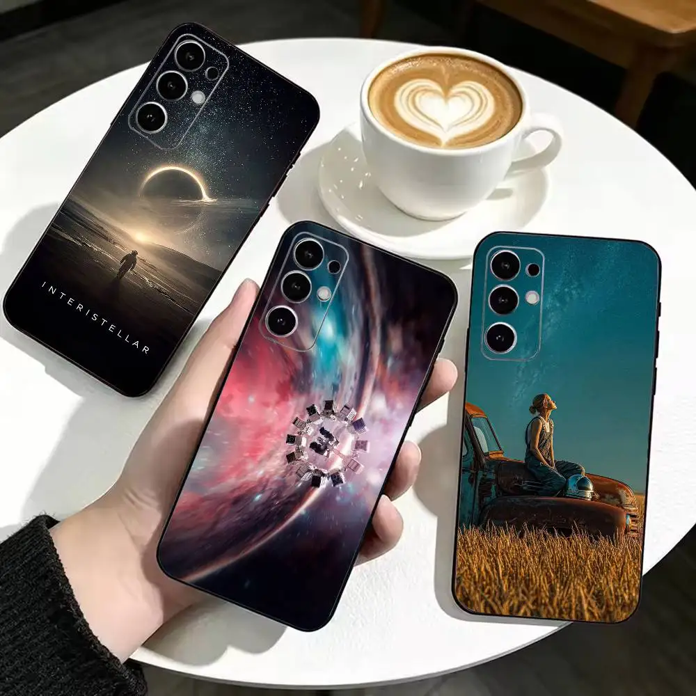 Film I-Interstellar movie   Soft Silicone Case for Samsung S26, S24, S21, S22, S23, S30, Ultra, Plus, FE, Lite-Black