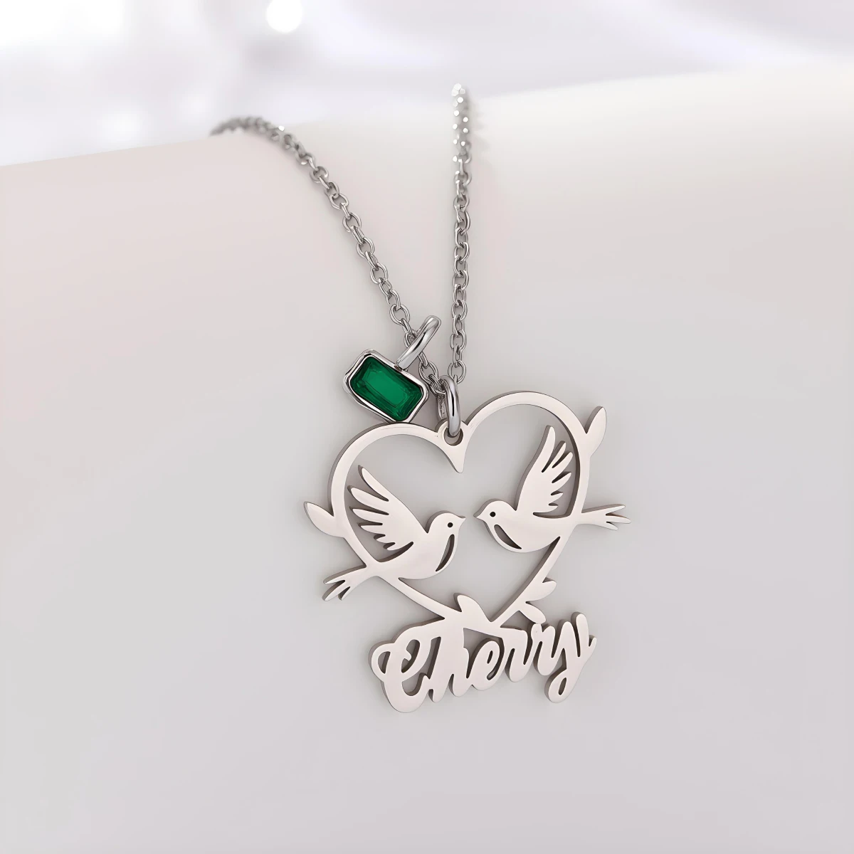 

Ожерелье-чокер Todorova с подвеской в виде сердца и именем на заказ, из нержавеющей стали, модная женская цепочка на шею, ювелирные украшения, подарки