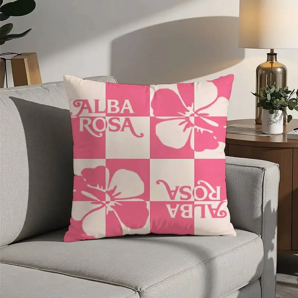 

Fashionable A-Alba R-Rosa Printed Pillow Cover Home Decoration Pillow Sofa Decoration Pillowcase Four Seasons Universal