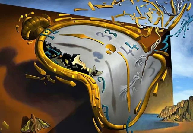 Abstracte beroemde surrealisme-kunstwerken van Salvador Dali Canvas schilderij posters en print wandkunst voor woonkamer huisdecoratie