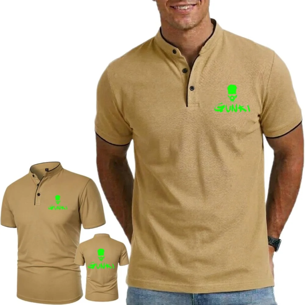 Youth Motorcycle GASGAS Factory Racing Team MEN Shirt Sports T-Shirt Fashion Men's Short Sleeve Henley Shirts Tees Polos Summer