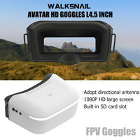 Walksnail Avatar HD Goggles L 1920x1080 4.5 Inch 4km Distance Head Tracking GM1/GM2/GM3 Gimbal（No Camera）for FPV Drone CADDXFPV