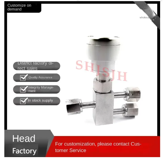 Swagelok 316 Stainless Steel VCR Bellows Seal Valve Pneumatic Ball Valve For Water For Water Purification Treatment