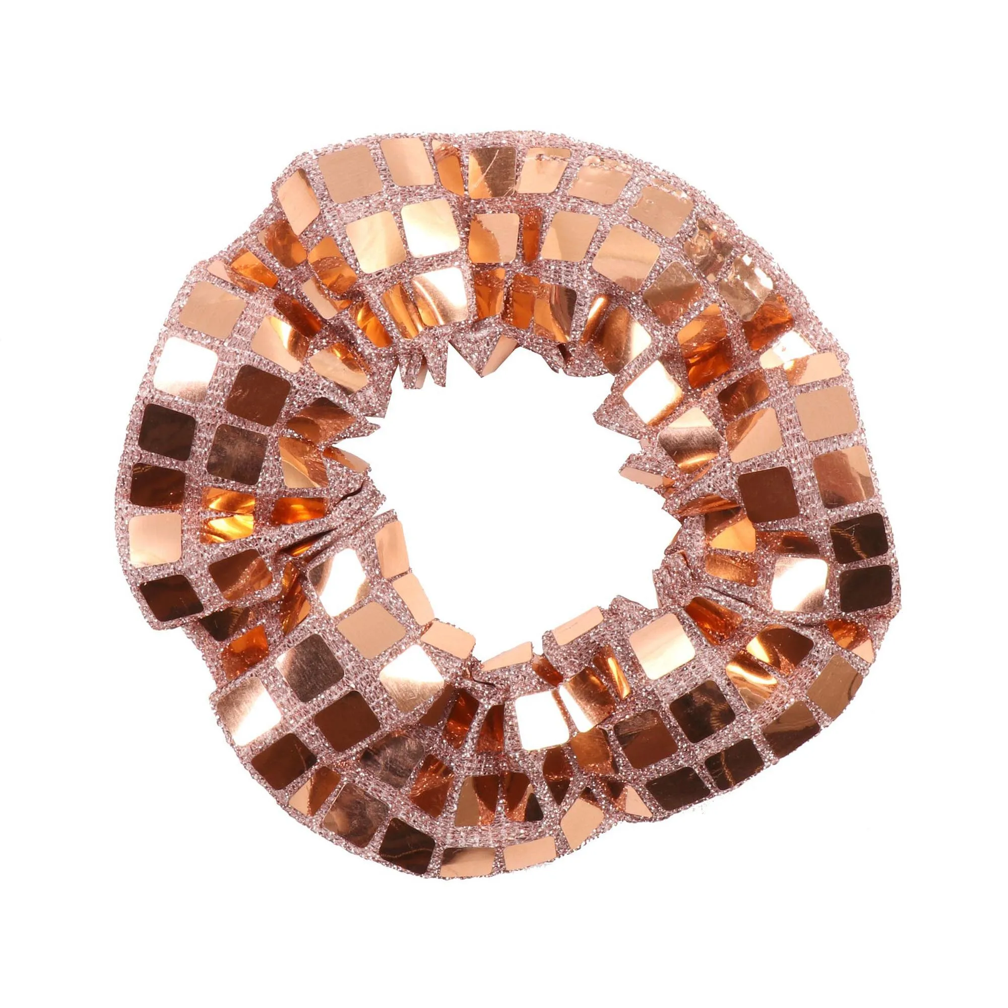 5 Stück/20 Stück Spiegel Disco Pailletten Haargummis Metallic Silber Scrunchies CHEERLEADERS Mädchen Pferdeschwanzhalter Haarschmuck – Detail 11