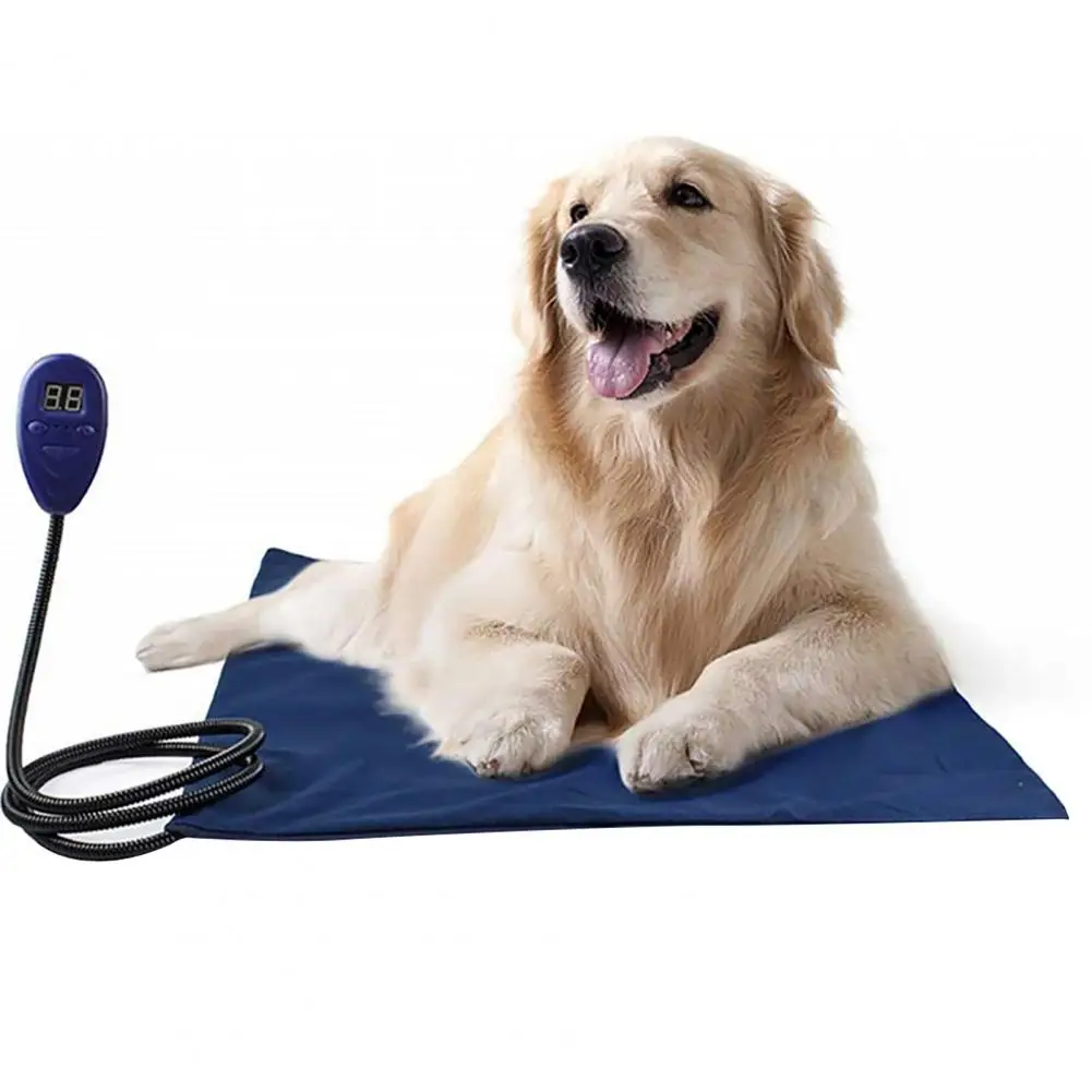 Useful Temperature Adjustable Auto Power-Off Function Pet Heating Pad Indoor Electric Heated Cat Bed for Home