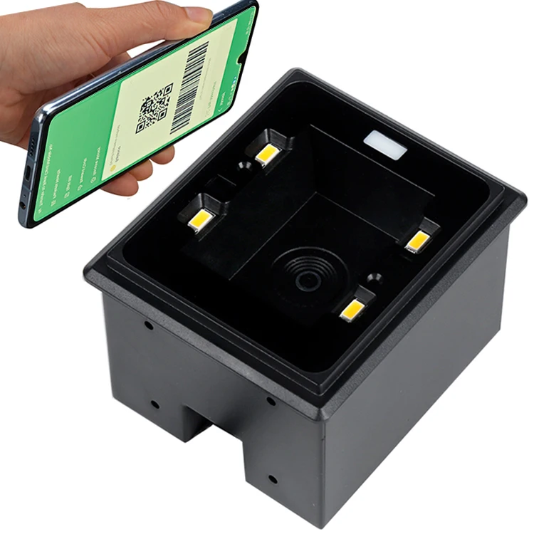 OEM Mobile Embedded Scanning Module Scan 2d QR Code Wall Fixed Mount Barcode Scanner for Kiosk Reader Vending Machine