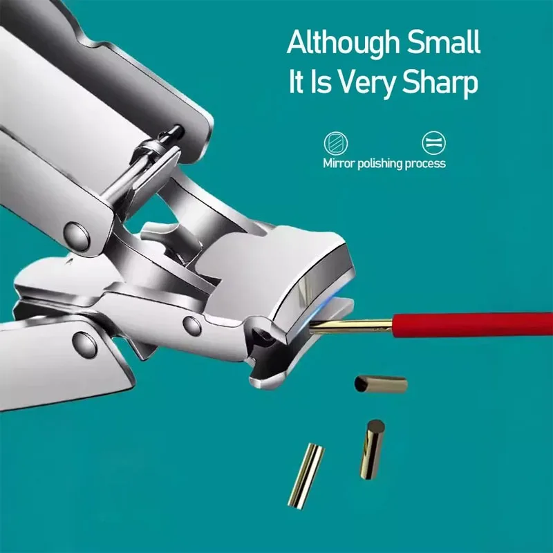 /2026 منتجات جديدة، 1-4 قطعة مقص أظافر قابل للطي محمول للسفر مقص أظافر أداة قص أظافر من الفولاذ المقاوم للصدأ