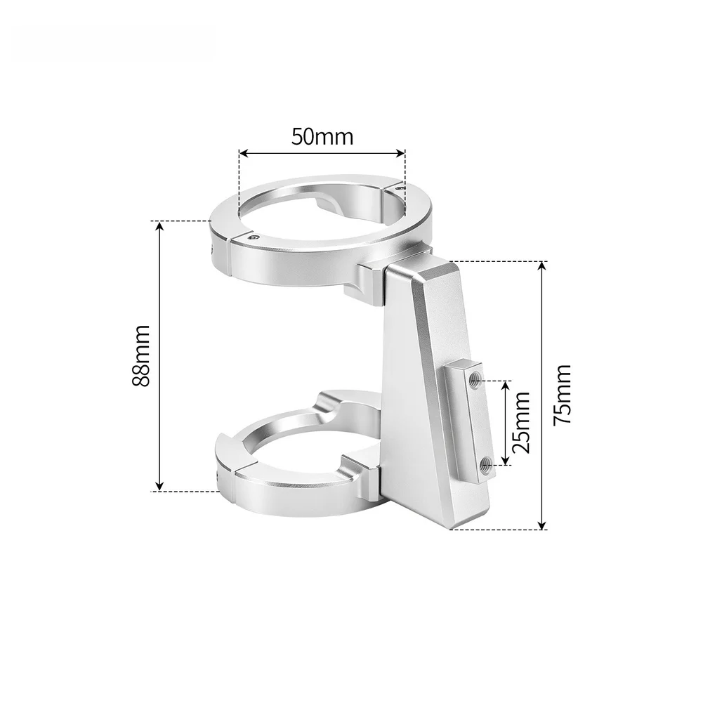 Front Carrier Block Adapter For DAHON K3 Plus P8 Folding Bike Bag Mount Bracket Rack Two Three Hole Pig Nose Shake Black