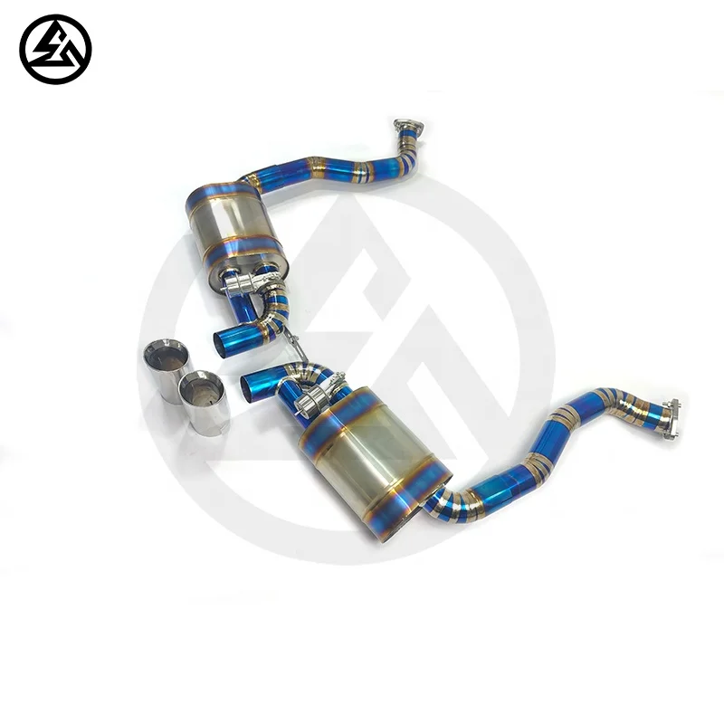 CSZ Full Exhausts for Porsche Cayman/Boxster 981/987 Catted Manifold Headers&titanium Exhaust Catback Valved Muffler Axle Back - view 4