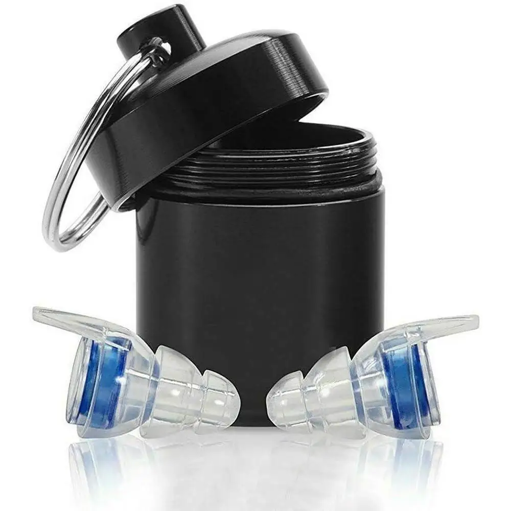 1 Pair of Ear Plugs with Carrying Case Portable No Noise Ear Plugs Reduce noise For any working in noisy environments