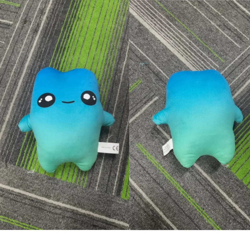 

In Stock Sprites Plush Doll Toy 20CM Cartoon Cute Soft Blue Gradient Big Eyes Plush Doll Toy Game Periphery For Kid Gift