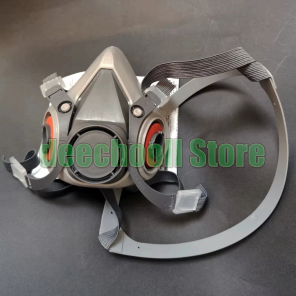 

15Pcs 6200 Gas Mask for Spray Paint Decoration Chemical Dust Mask Body Protect Toxic Steam Filter Respirator Reusable Half Mask