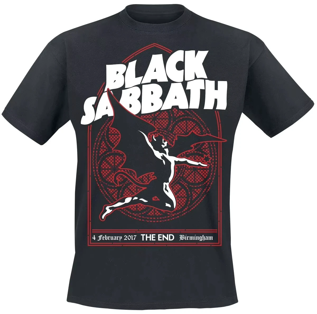 Black Sabbath Vintage Devil Print Cotton T-shirt Men Women Heavy Metal Band Oversized Unisex Shirt Cotton Y2k Short Sleeves soft